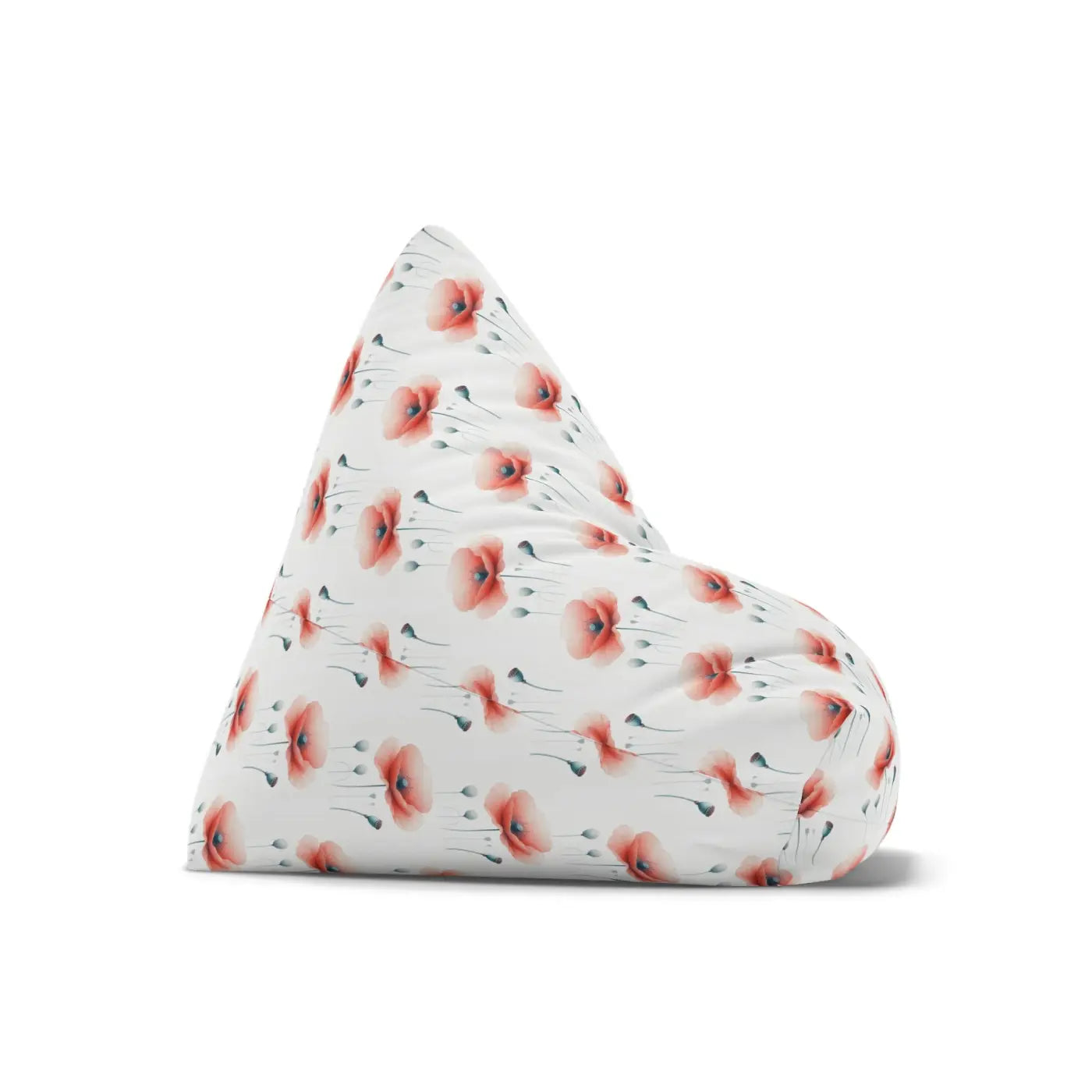 Cozy Floral Bean Bag Chair Cover - Ultra Soft Slipcover - DipaliZ