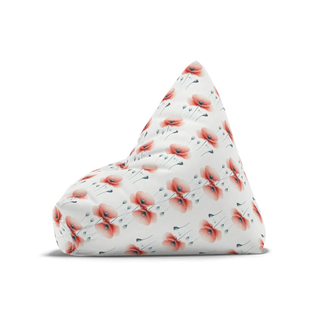 Cozy Floral Bean Bag Chair Cover - Ultra Soft Slipcover - DipaliZ