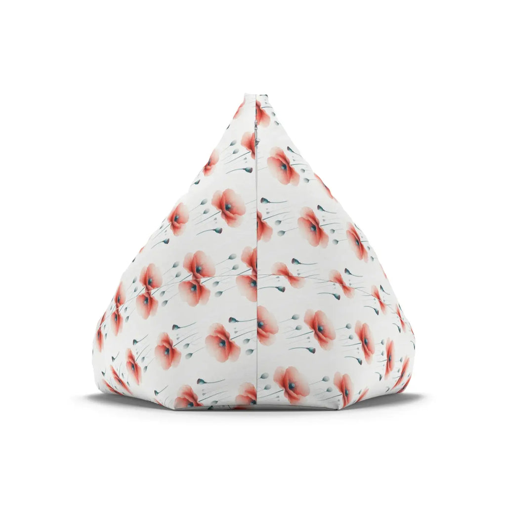 Cozy Floral Bean Bag Chair Cover - Ultra Soft Slipcover - DipaliZ