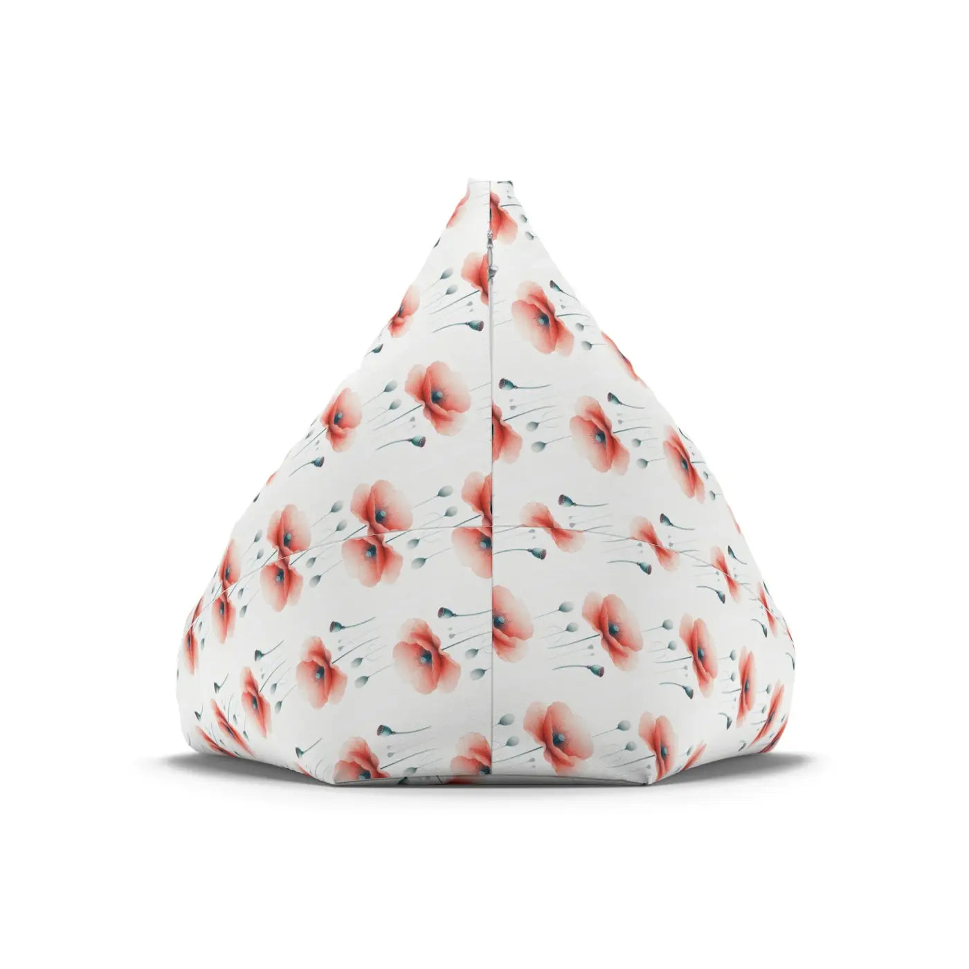 Cozy Floral Bean Bag Chair Cover - Ultra Soft Slipcover - DipaliZ