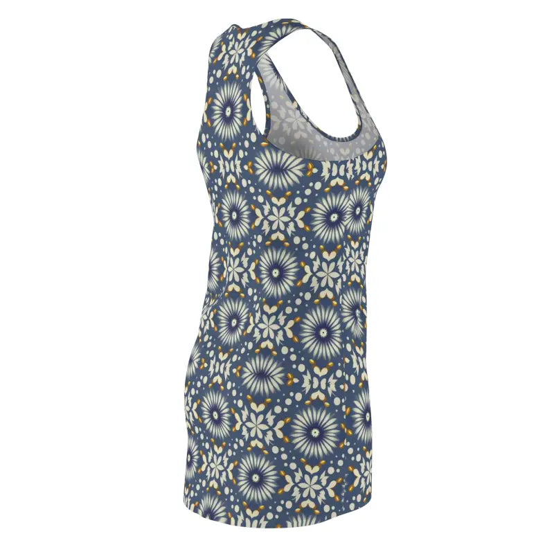 Floral Bliss Racerback Dress - Polyester Celebration Style - DipaliZ