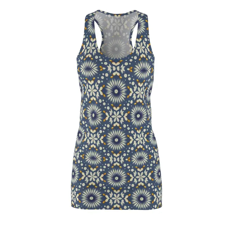 Floral Bliss Racerback Dress - Polyester Celebration Style - DipaliZ