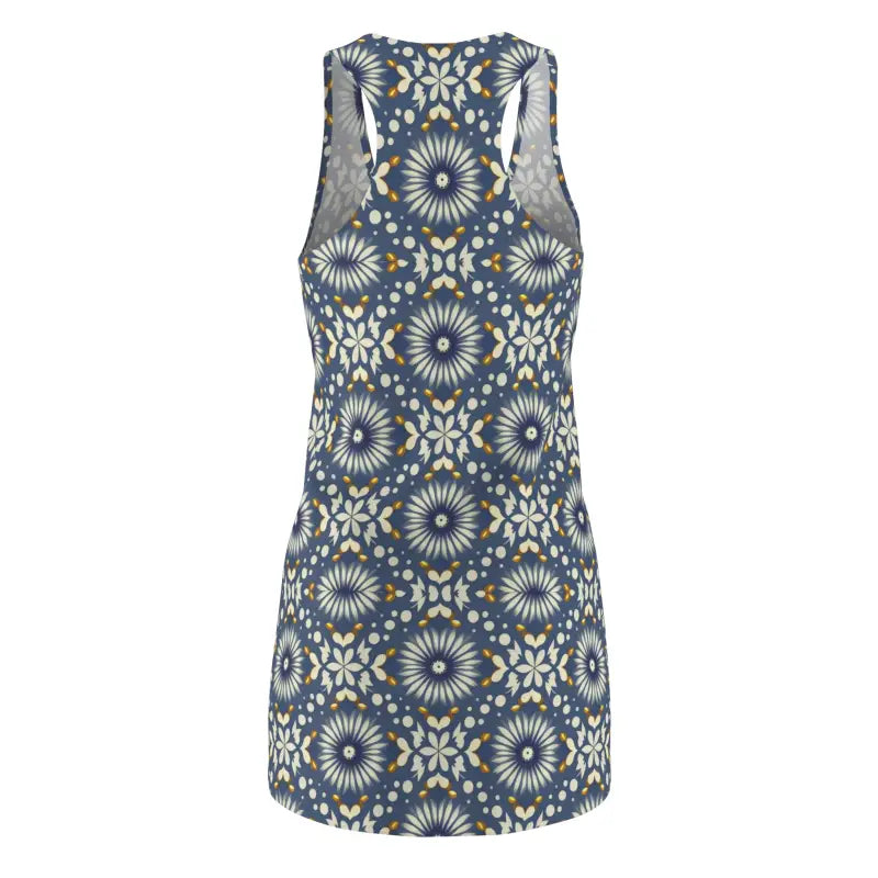 Floral Bliss Racerback Dress - Polyester Celebration Style - DipaliZ