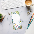 Floral Border Notepads - Elegant Daily Notes - DipaliZ