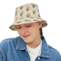 Simple Flowers Hat - Vibrant Floral Bucket Style - DipaliZ