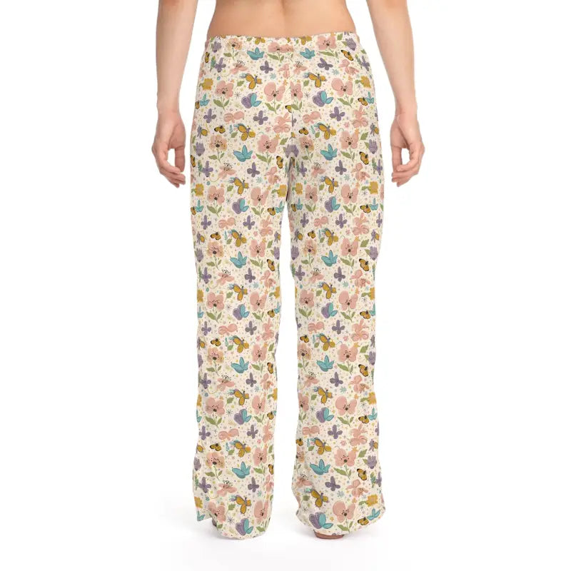 Butterfly Pajama Pants - Soft Polyester Loungewear - DipaliZ
