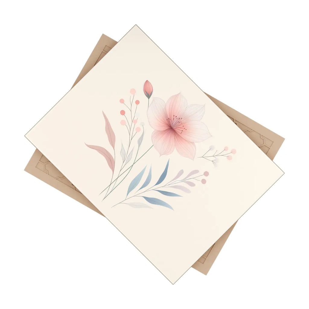 Floral Ceramic Photo Tile - Elegant Home Decor Wall Art - DipaliZ