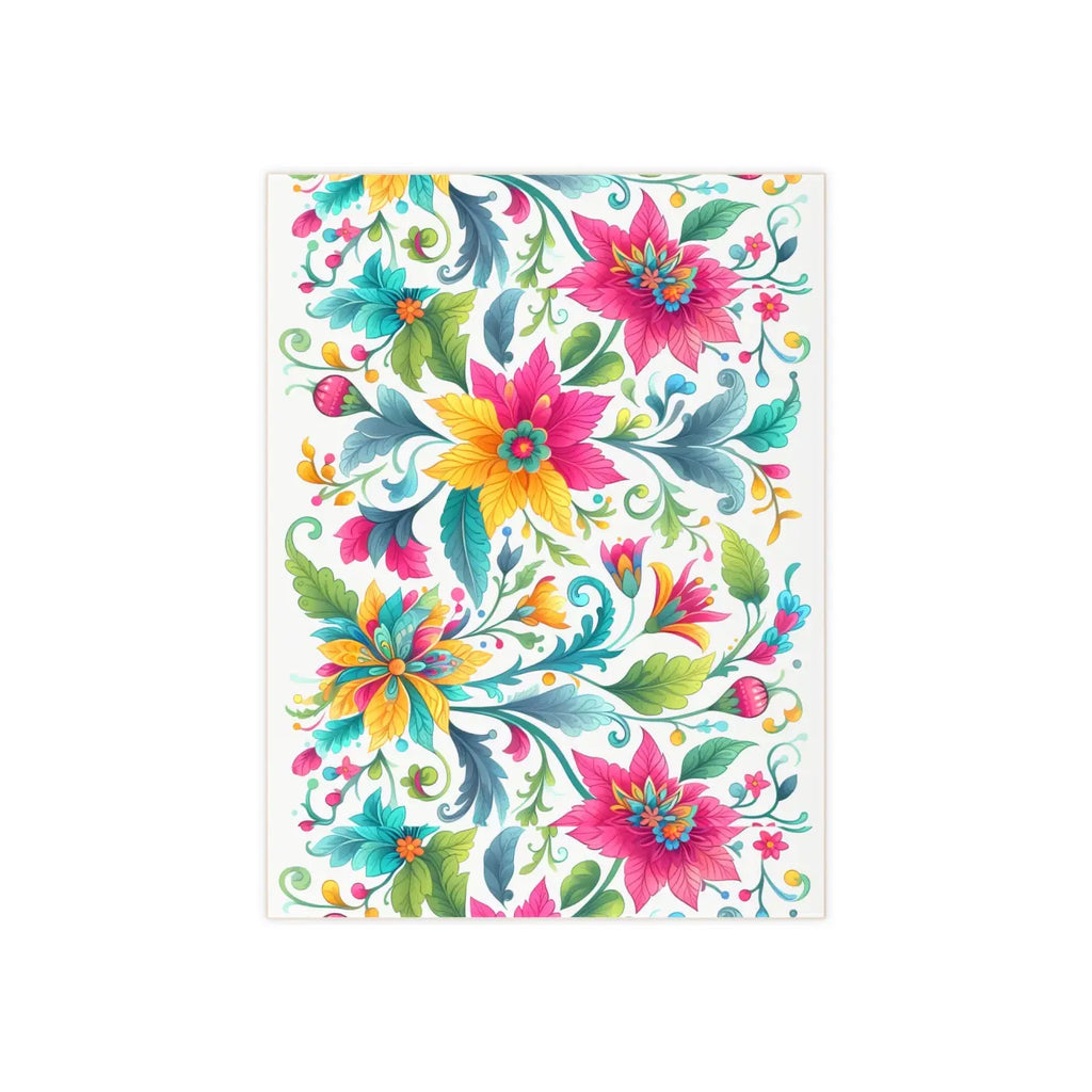 Vibrant Handcrafted Decor - Floral Ceramic Wall Art - DipaliZ