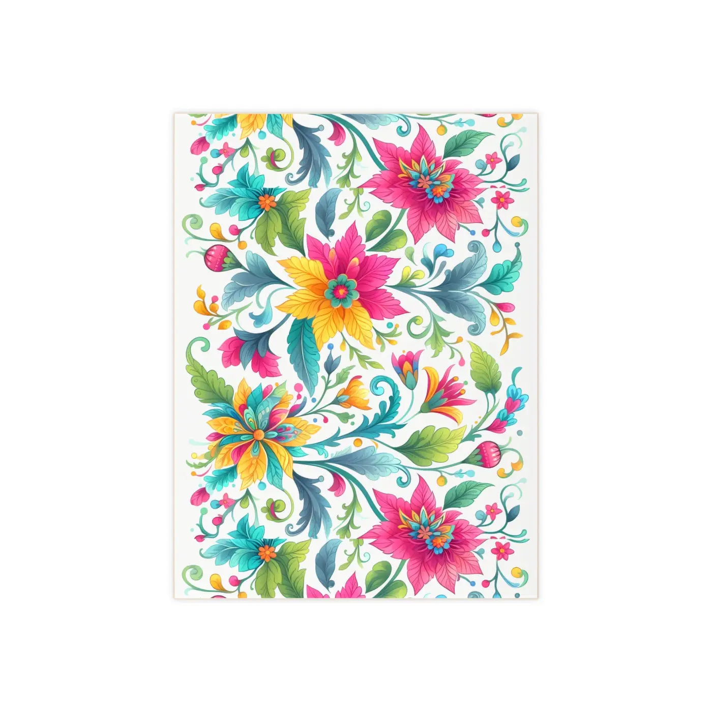 Vibrant Handcrafted Decor - Floral Ceramic Wall Art - DipaliZ