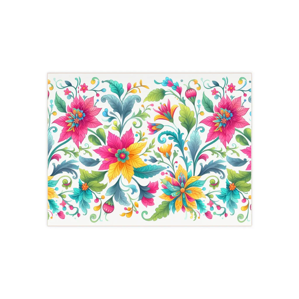 Vibrant Handcrafted Decor - Floral Ceramic Wall Art - DipaliZ