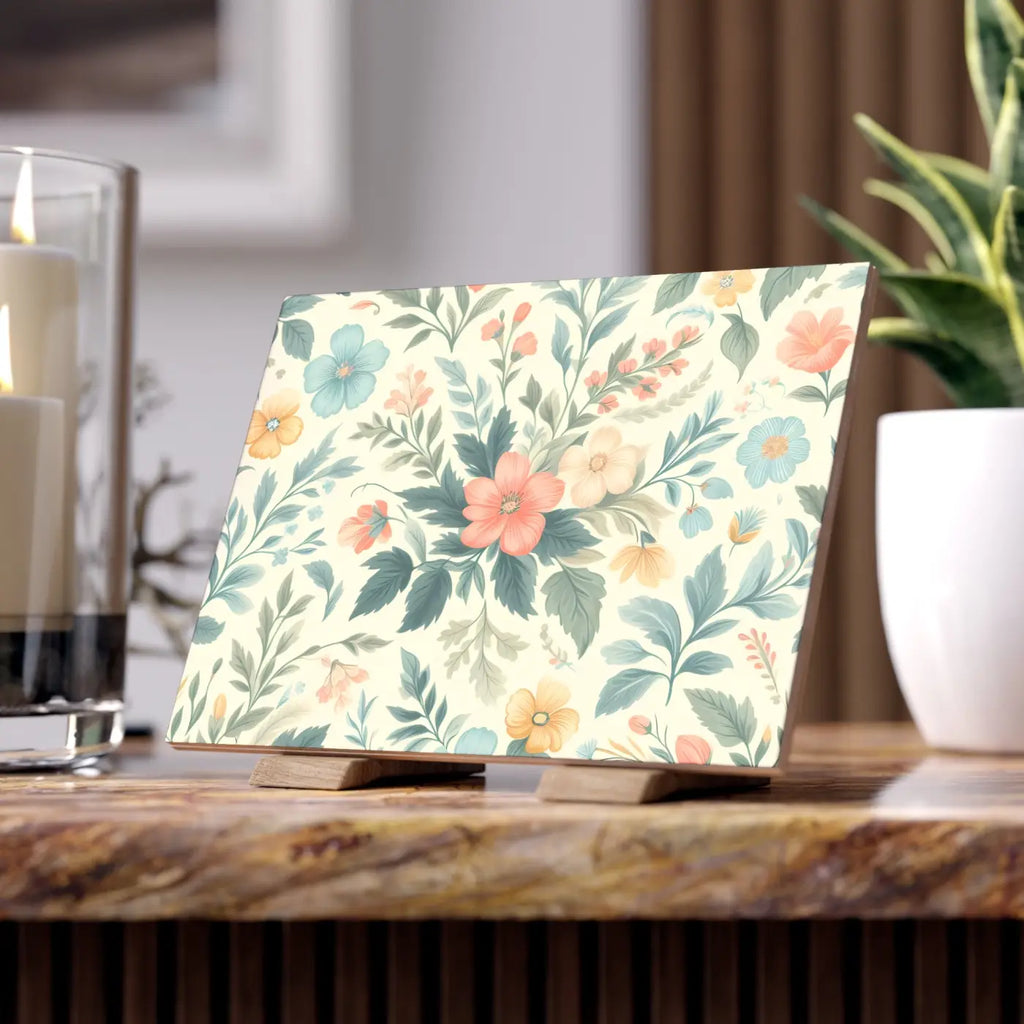 Ceramic Photo Tile - Vibrant Wall Art Decor - DipaliZ