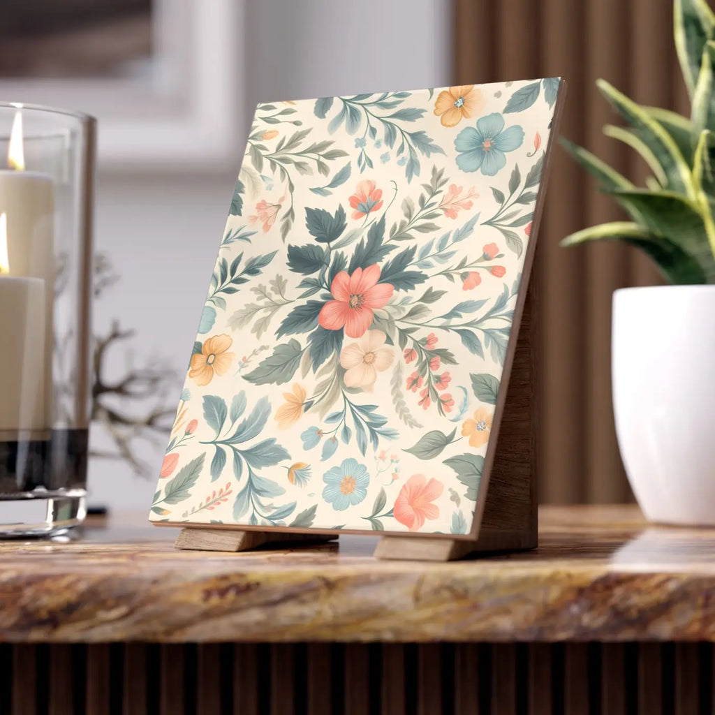 Ceramic Photo Tile - Vibrant Wall Art Decor - DipaliZ