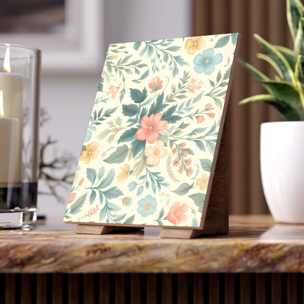 Ceramic Photo Tile - Vibrant Wall Art Decor - DipaliZ