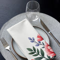 Floral Cloth Napkin Set - Elegant Table Dining - DipaliZ