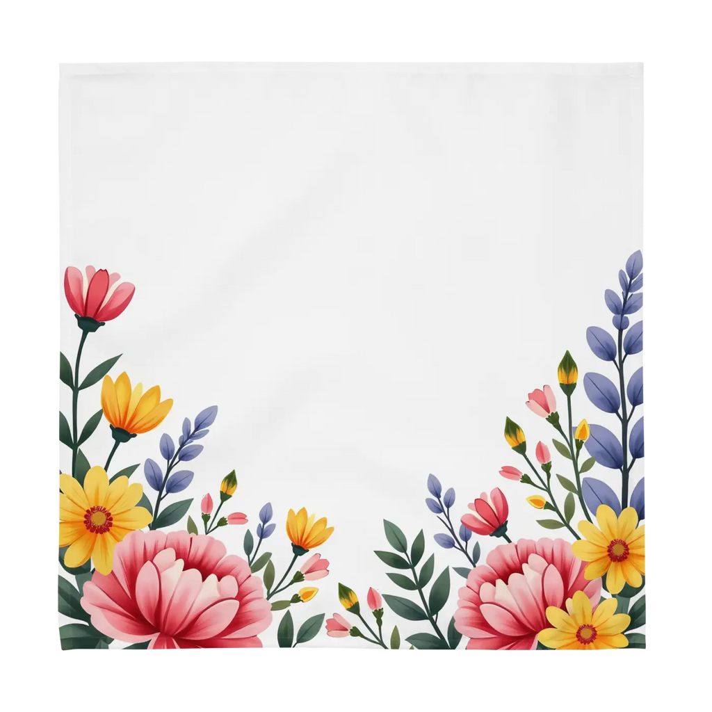 Floral Cloth Napkin Set - Elegant Table Dining - DipaliZ