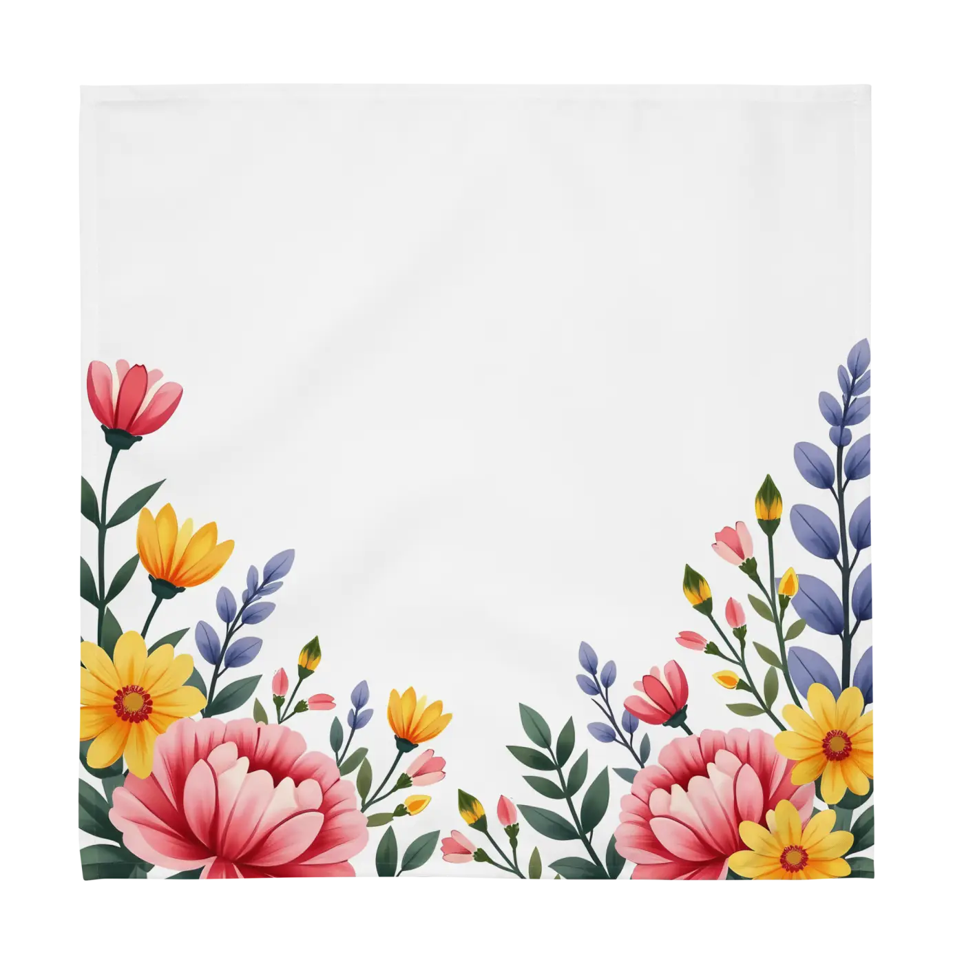 Floral Cloth Napkin Set - Elegant Table Dining - DipaliZ
