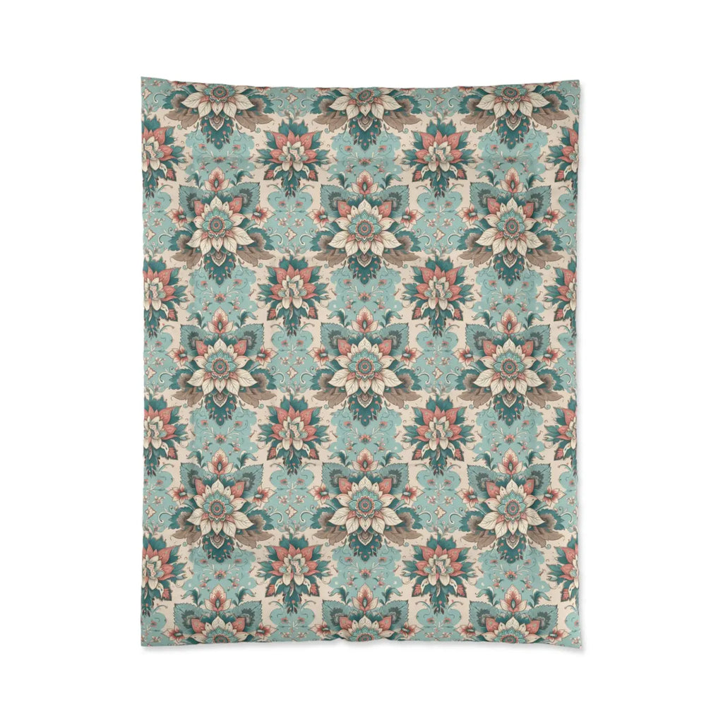 Floral Comforter - Cozy Bedroom Decor and Elegant Bedding - DipaliZ