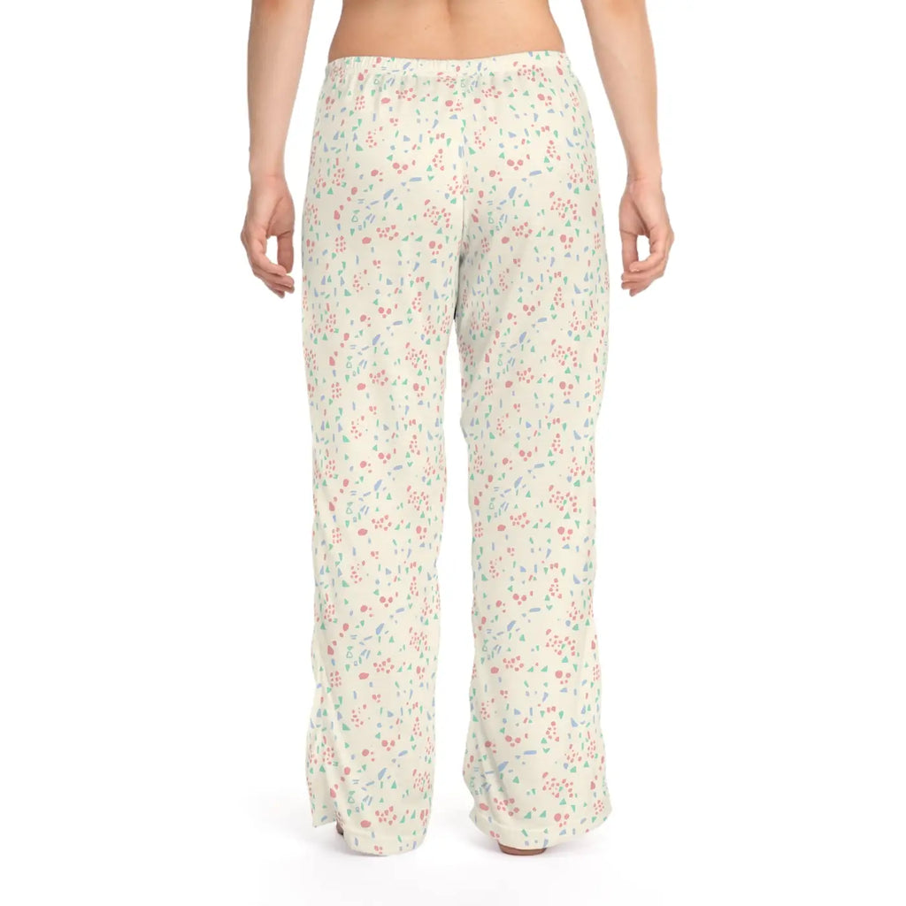 Floral Confetti Pajama Pants - Cozy Cream Lounge - DipaliZ