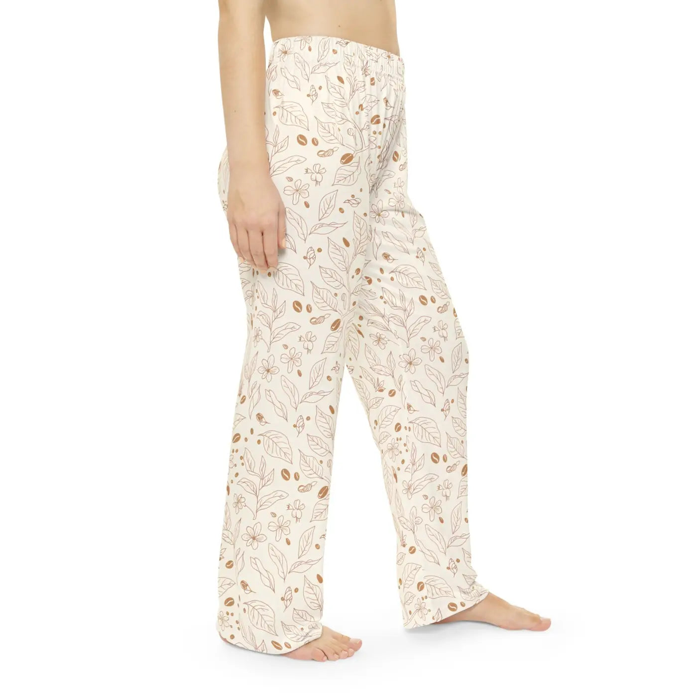 Cream Lounge Pajama Pants - Soft Comfort Loungewear - DipaliZ