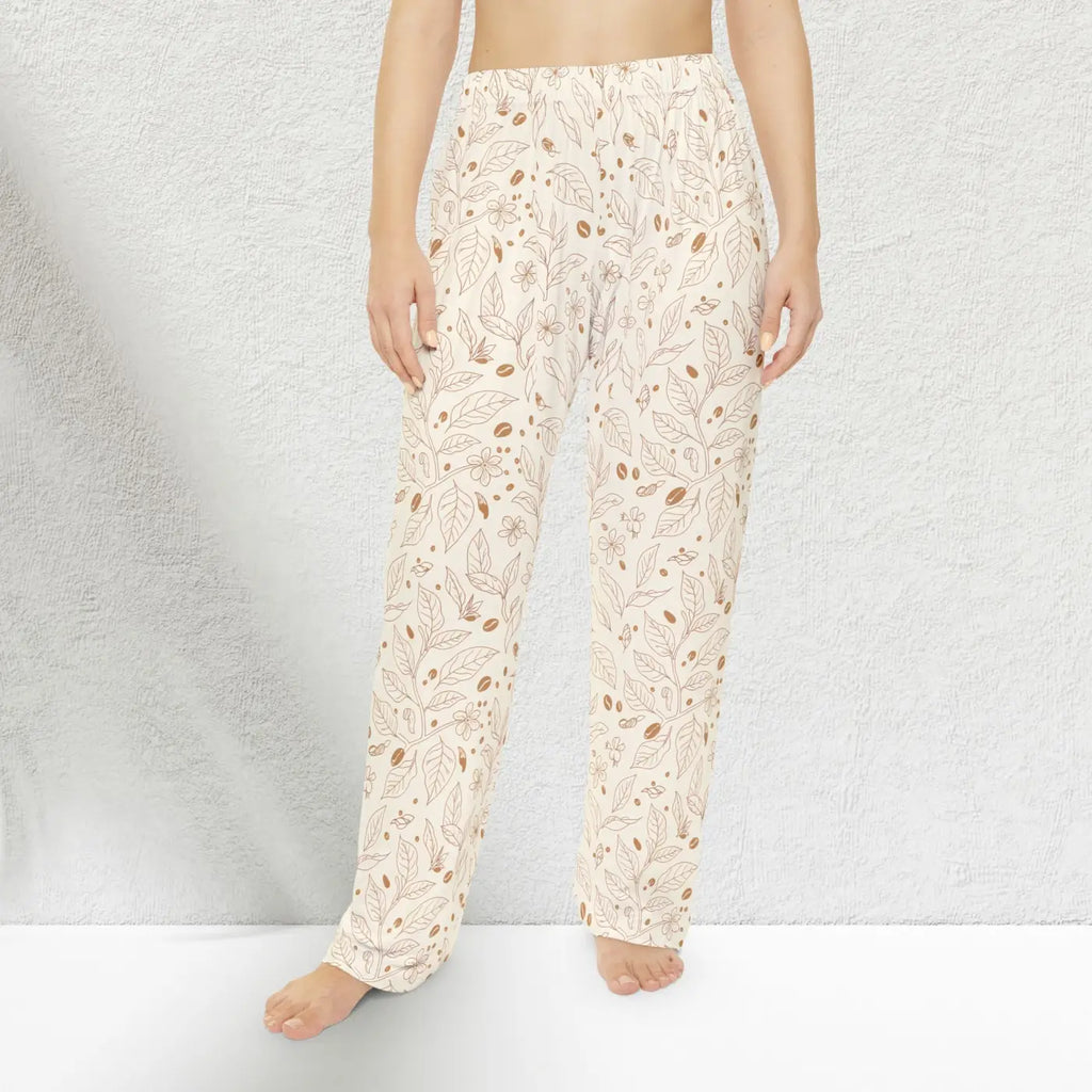 Cream Lounge Pajama Pants - Soft Comfort Loungewear - DipaliZ