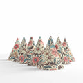 Floral Design Napkins, 4-Set - Perfect for Weddings, Parties, Spring Gatherings, Elegant Table Decor, Gift for Hosts