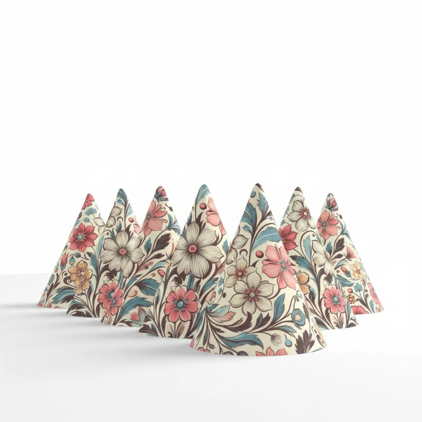 Floral Design Napkins, 4-Set - Perfect for Weddings, Parties, Spring Gatherings, Elegant Table Decor, Gift for Hosts