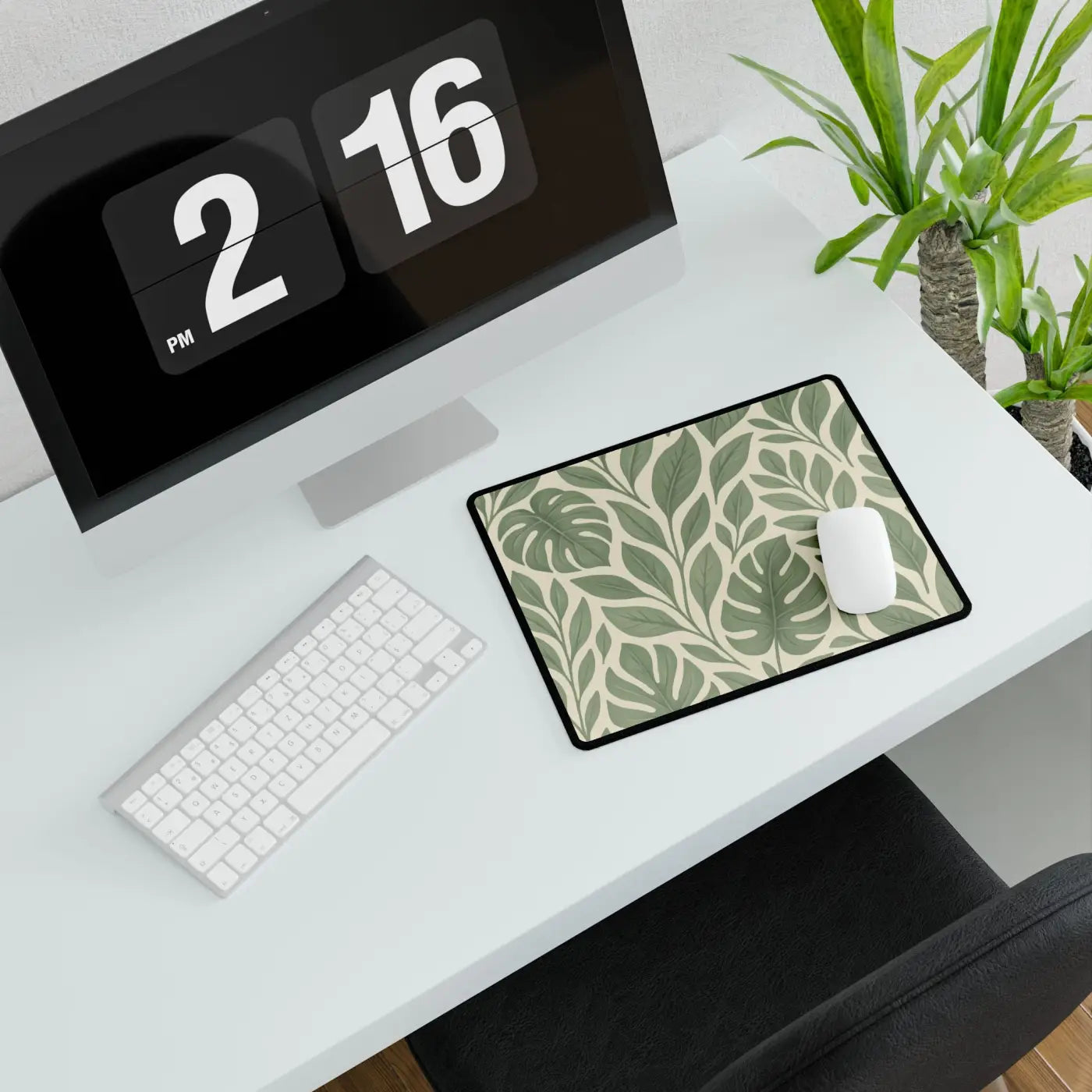 Leaves Desk Mat - Stylish Home Office Essential - DipaliZ