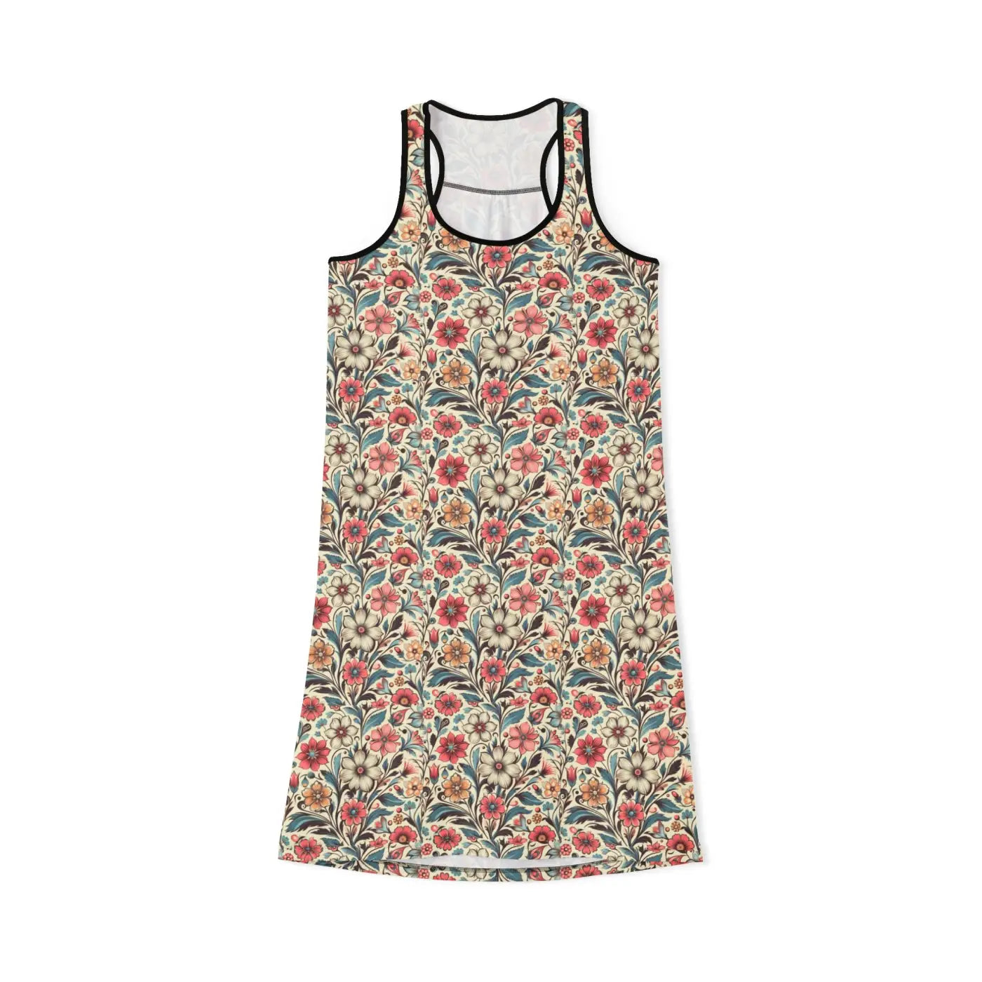 Floral Elegance Racerback Dress - Garden Parties - DipaliZ