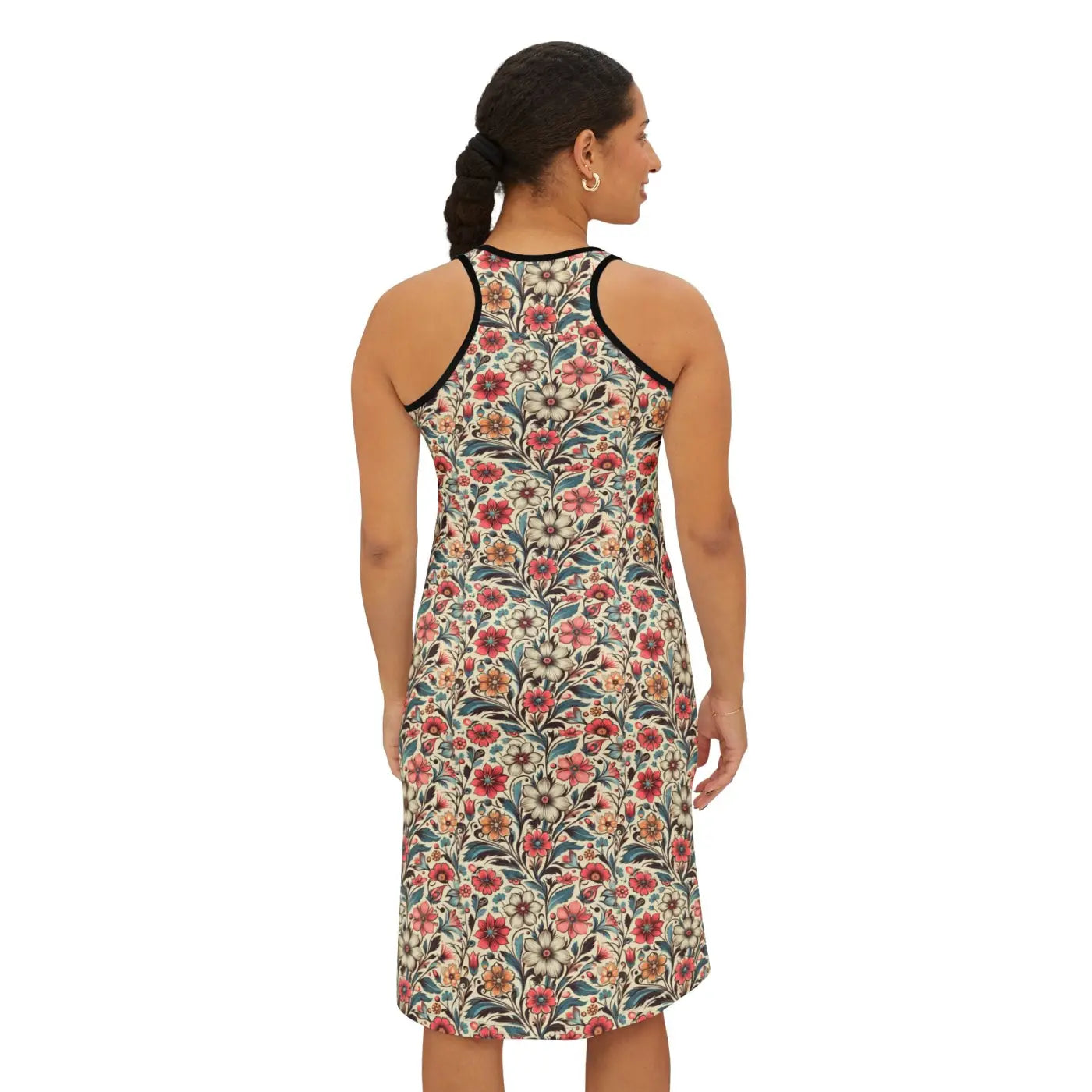 Floral Elegance Racerback Dress - Garden Parties - DipaliZ