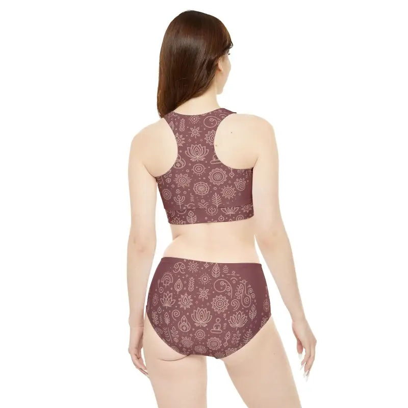 Floral Fusion Bikini Set - 4-Way Stretch Fabric - DipaliZ