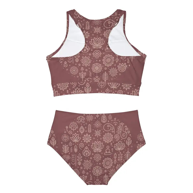 Floral Fusion Bikini Set - 4-Way Stretch Fabric - DipaliZ