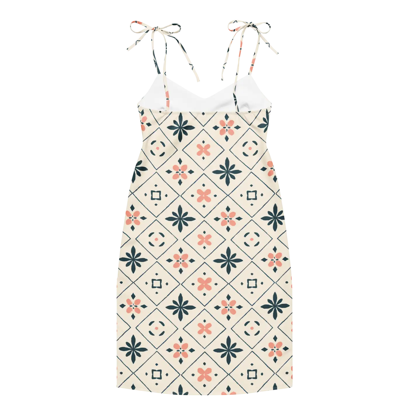 Garden Whirl Midi Dress - Built-In Bra Support - DipaliZ