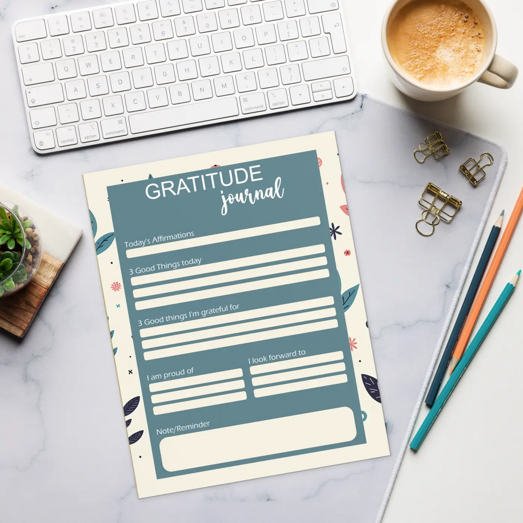 Floral Gratitude Journal - Exquisite Floral Designs - DipaliZ