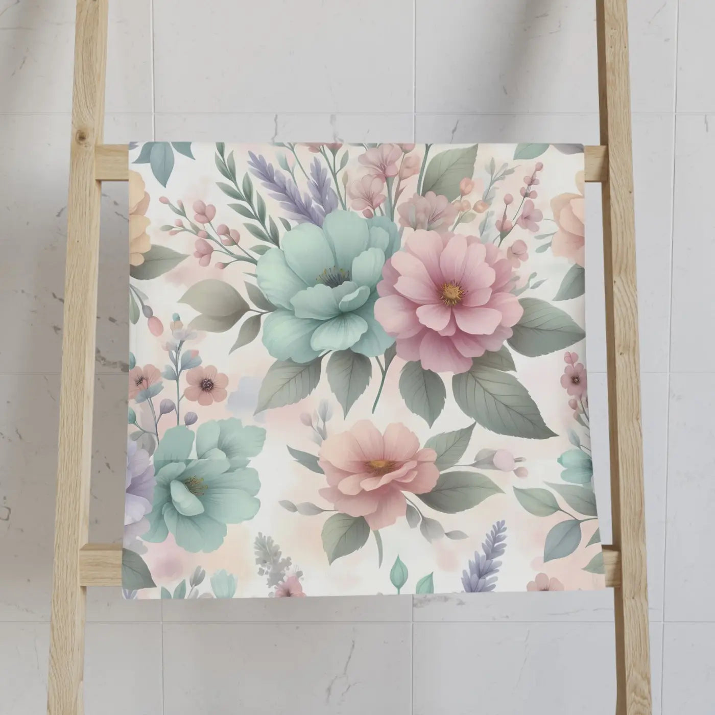 Vibrant Floral Hand Towel - Soft Lightweight Decor - DipaliZ