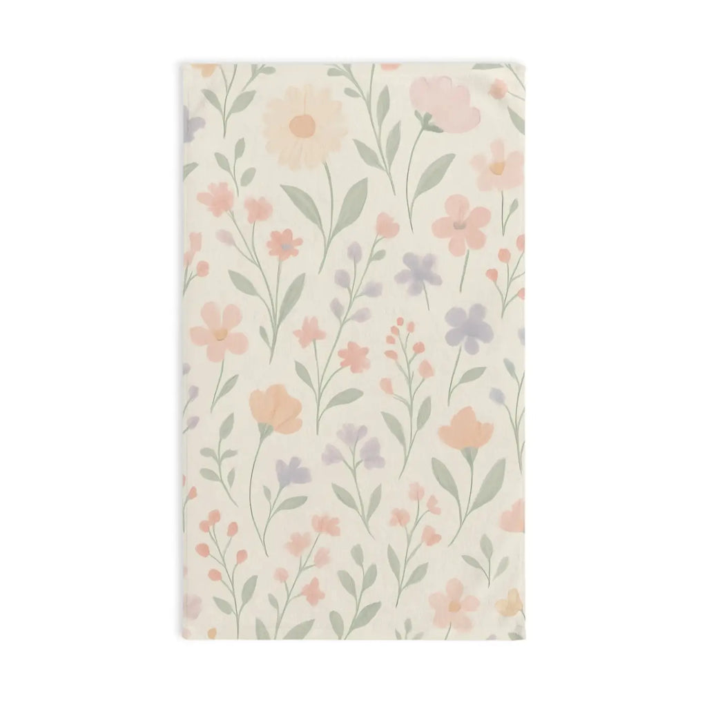 Designer Floral Hand Towel - Spring Home Accent - DipaliZ
