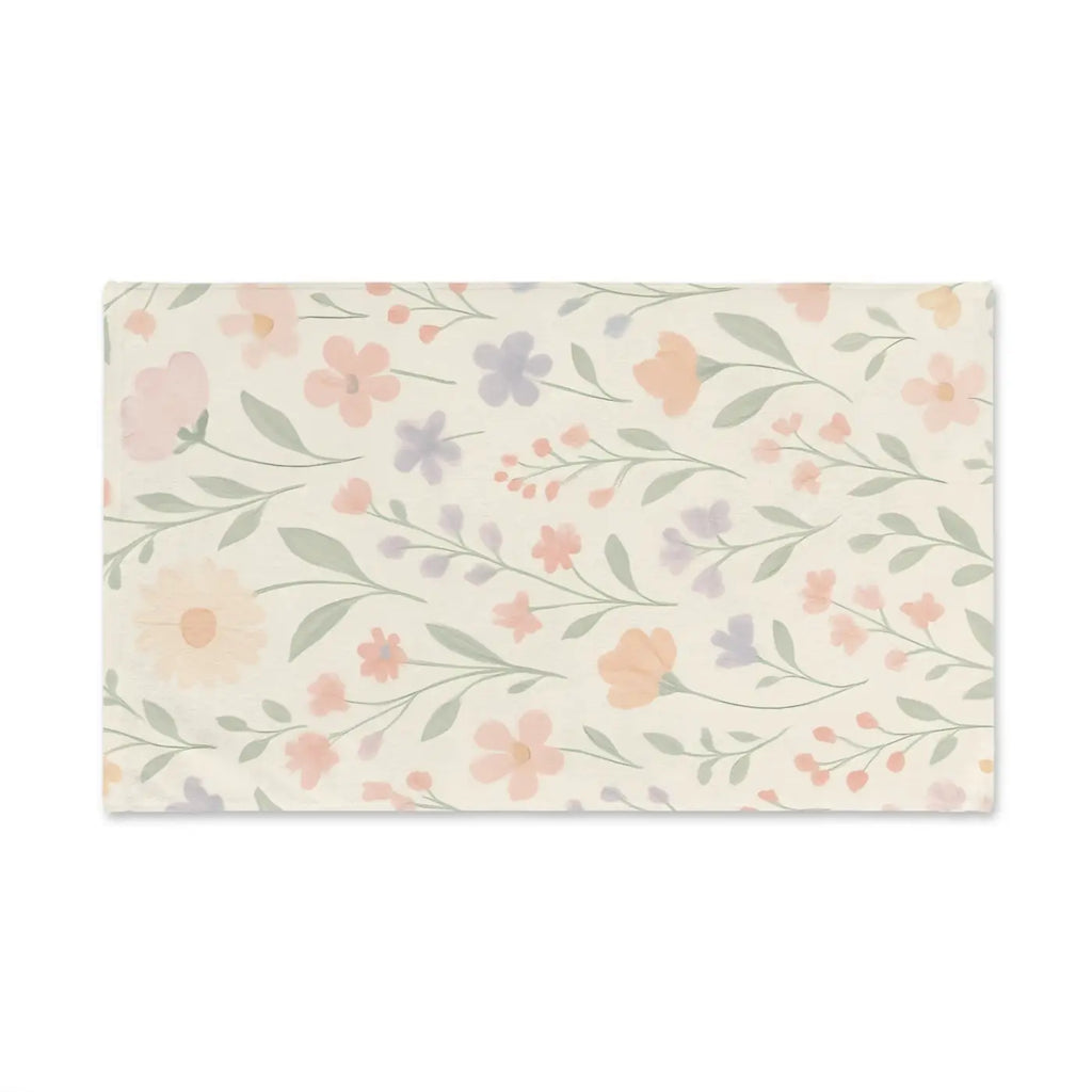 Designer Floral Hand Towel - Spring Home Accent - DipaliZ