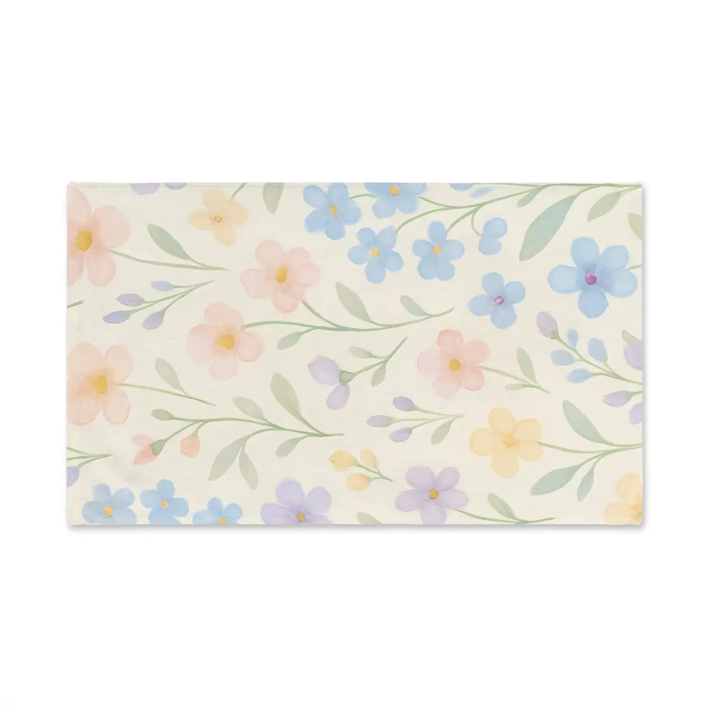 Premium Floral Hand Towel - Pastel Kitchen Charm - DipaliZ