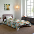 Floral Hearts Comforter - Cozy One-Sided Print - DipaliZ