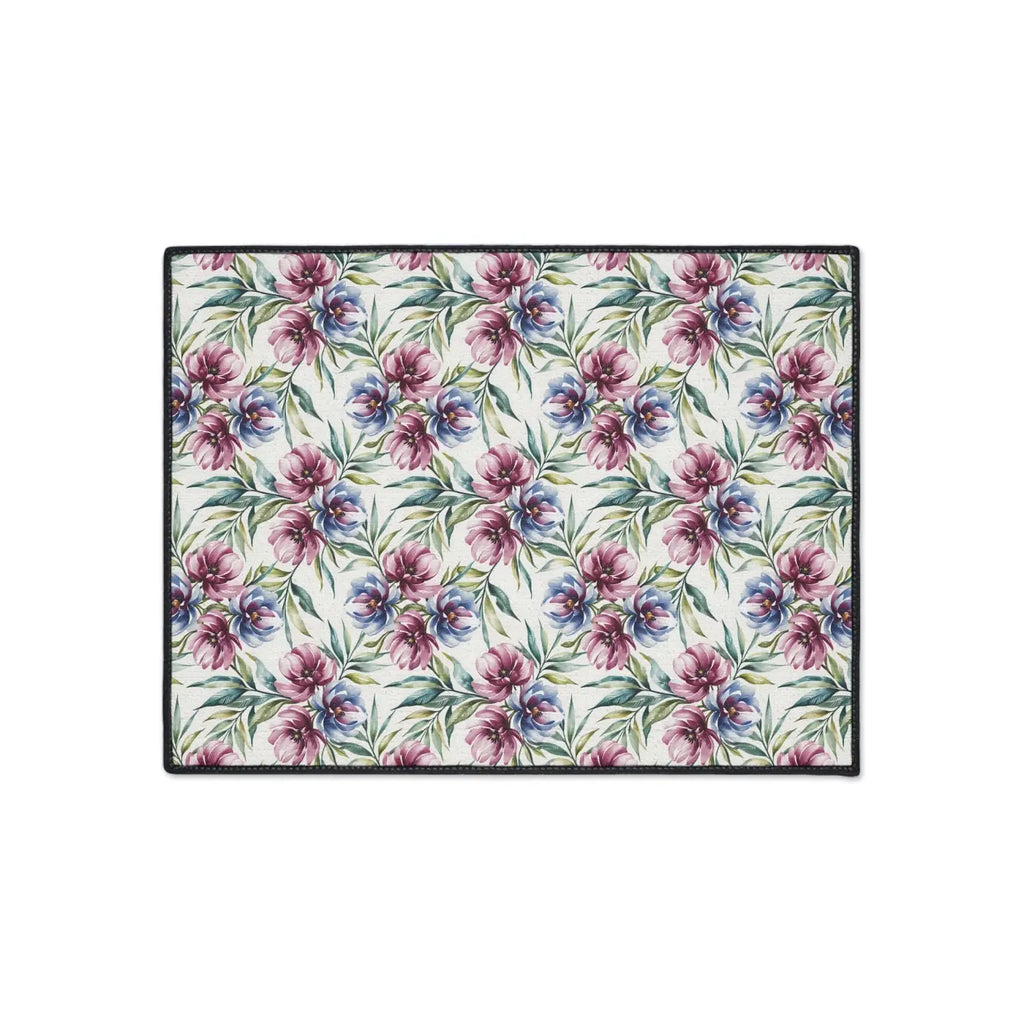 Floral Heavy Duty Floor Mat - Vibrant Home Protection - DipaliZ