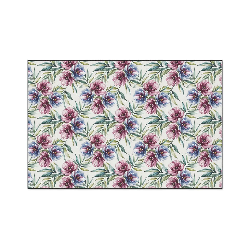 Floral Heavy Duty Floor Mat - Vibrant Home Protection - DipaliZ