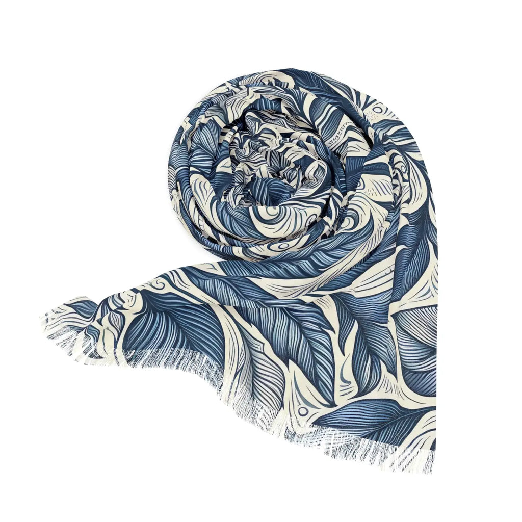 Floral Light Scarf - Elegant Spring Summer Accessory - DipaliZ