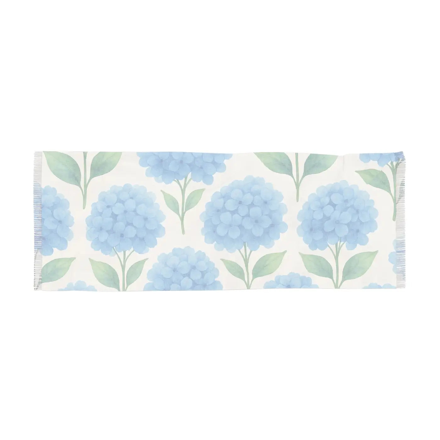 Blue Flower Wrap - Boho Chic Shawl for Spring - DipaliZ