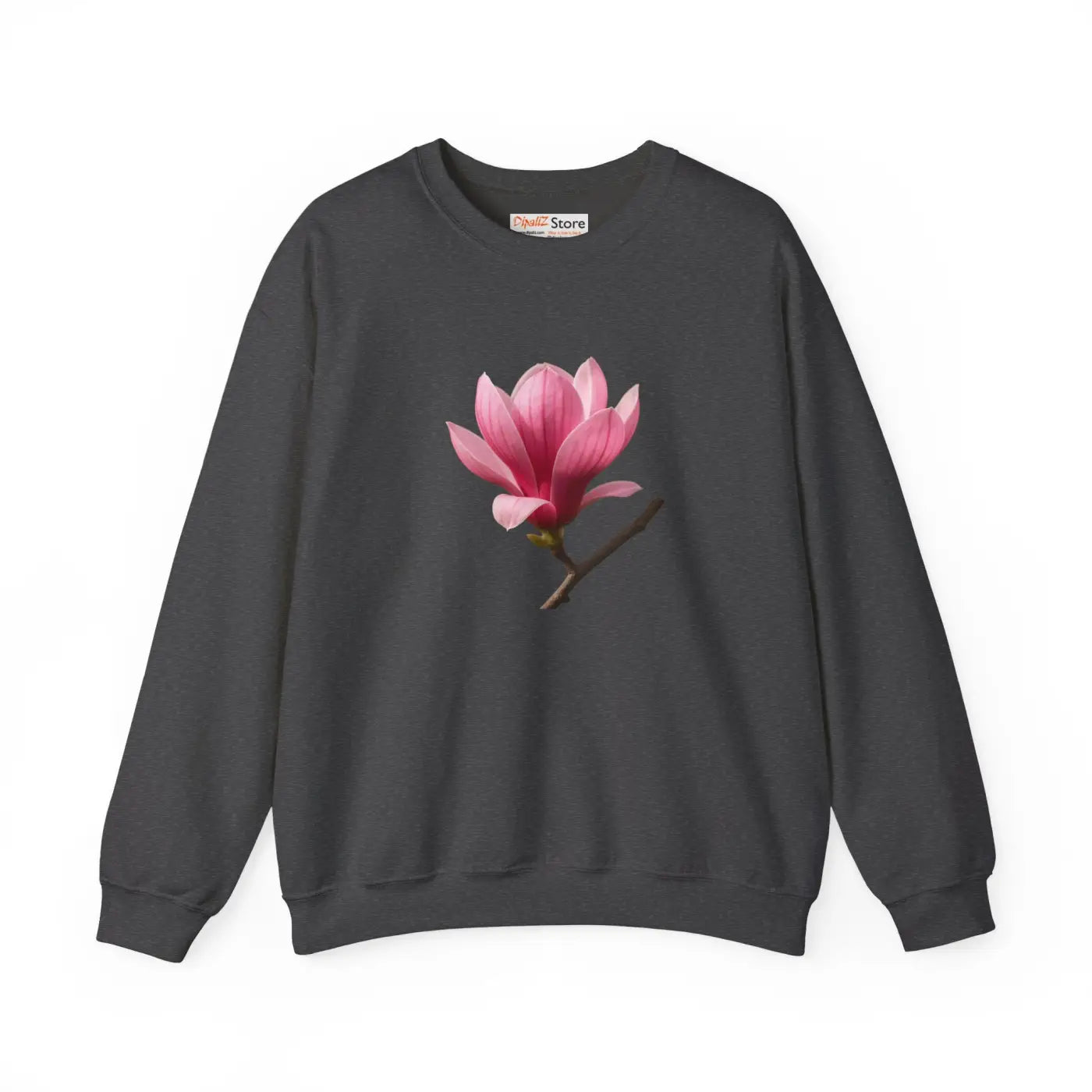 Cozy Floral Magnolia Crewneck Sweatshirt - Spring Vibes - DipaliZ
