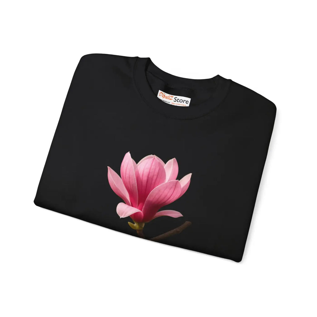 Cozy Floral Magnolia Crewneck Sweatshirt - Spring Vibes - DipaliZ