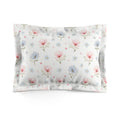 Soft Floral Microfiber Pillow Sham - Playful Elegance - DipaliZ