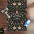 Floral Rubber Yoga Mat - Vibrant Ornate Pattern - DipaliZ