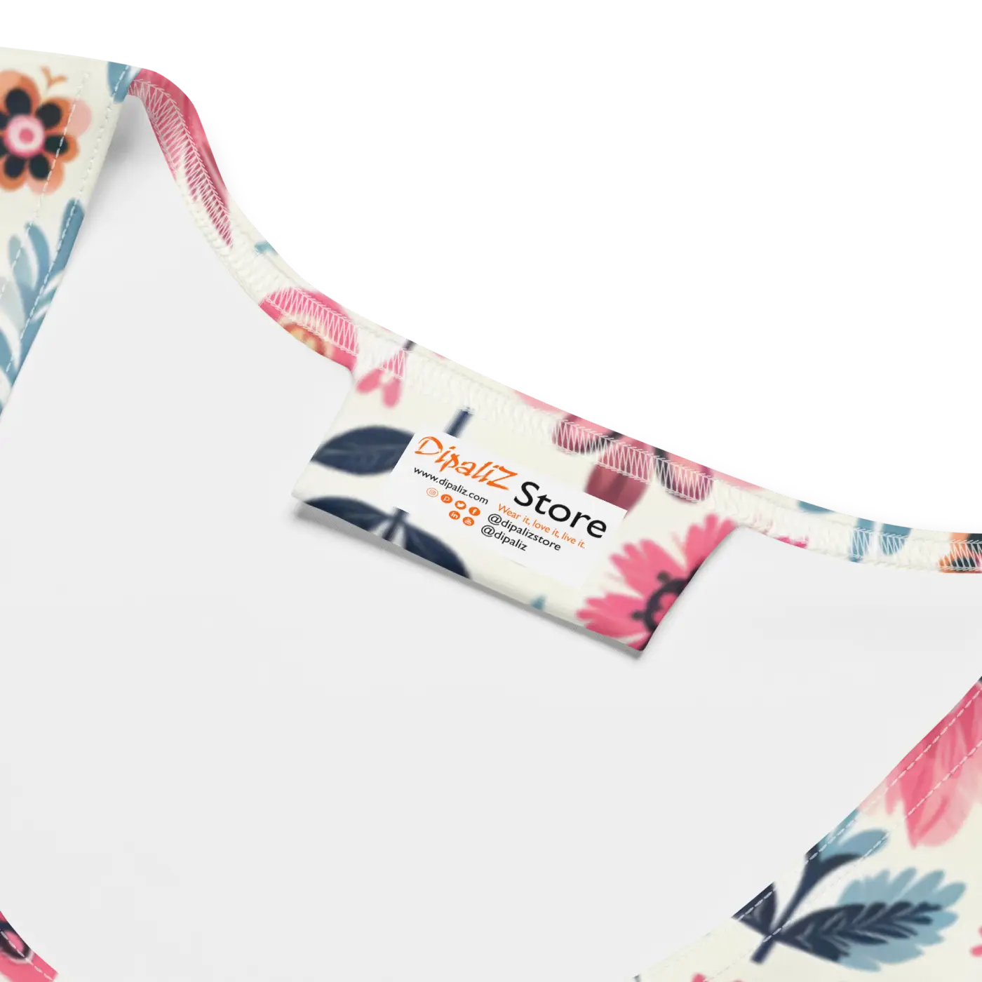 Floral Pattern Bodycon Dress - Curve Hugging Style - DipaliZ