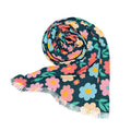 Floral Pattern Scarf - Polyester Light Eco-Friendly Gift - DipaliZ