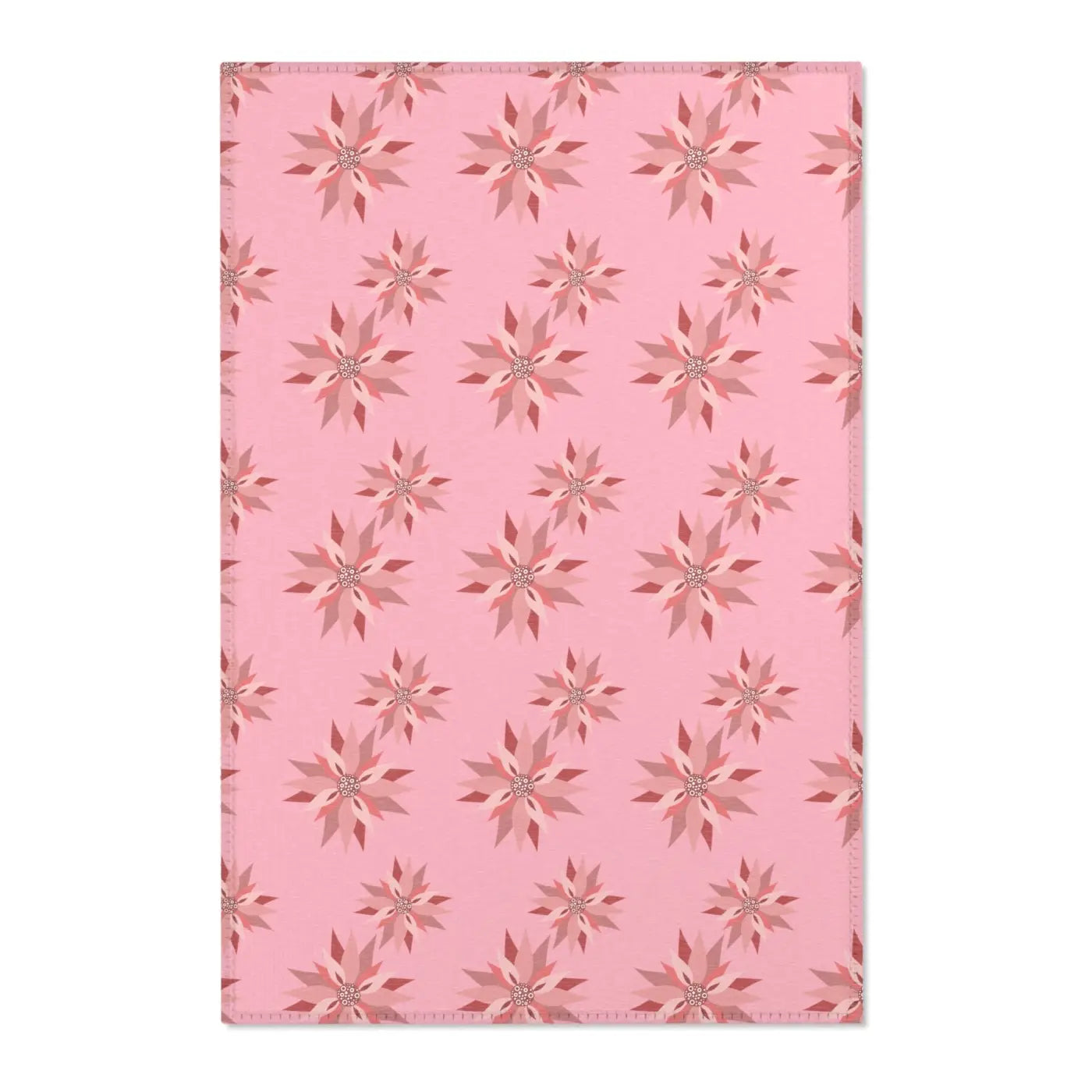 Pink Area Rugs - Floral Pattern Home Decor - DipaliZ