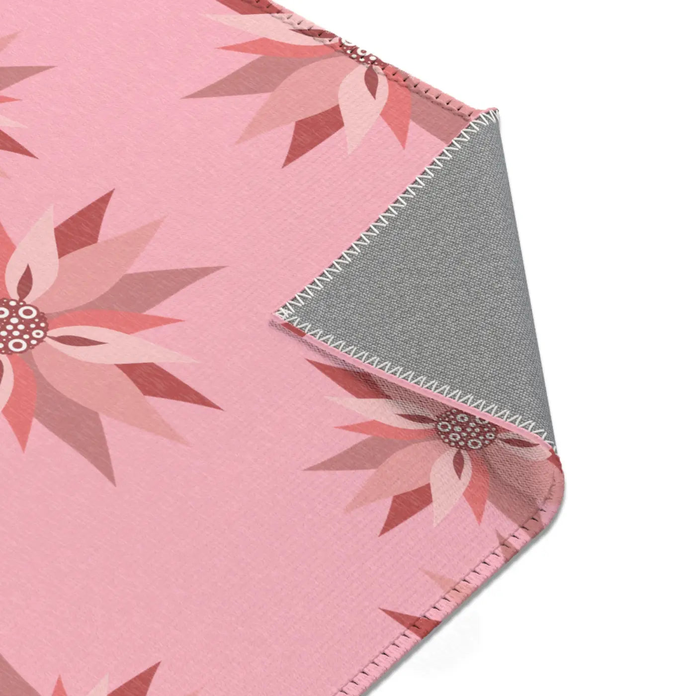 Pink Area Rugs - Floral Pattern Home Decor - DipaliZ
